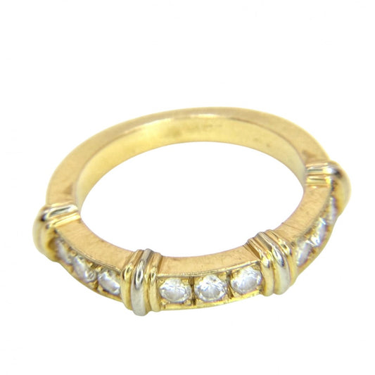 【開店SALE】 CARTIER カルティエ 指輪 コンテッサ アクセサリー ジュエリー Au750 18金YG リング 50サイズ K18イエローゴールド ダイヤモンド 約9.5号 レディース 約3.9g【中古品】