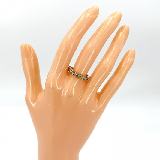 【開店SALE】 CARTIER カルティエ 指輪 コンテッサ アクセサリー ジュエリー Au750 18金YG リング 50サイズ K18イエローゴールド ダイヤモンド 約9.5号 レディース 約3.9g【中古品】