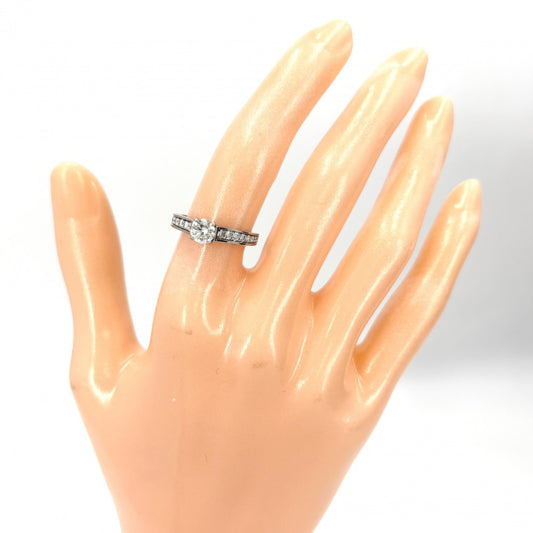 【開店SALE】 CARTIER カルティエ 指輪 1895 ソリテールリング ジュエリー アクセサリー 49サイズ Pt950プラチナ ダイヤモンド0.45ct 約9号 レディース 約4.6g【中古品】