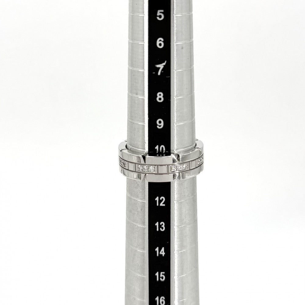 【開店SALE】 CARTIER カルティエ 指輪 タンク フランセーズ リング ジュエリー アクセサリー 51サイズ Au750 18金WG K18ホワイトゴールド ダイヤモンド 約11号 レディース 約8.6g【中古品】
