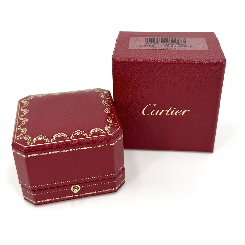 【開店SALE】 CARTIER カルティエ 指輪 タンク フランセーズ リング ジュエリー アクセサリー 51サイズ Au750 18金WG K18ホワイトゴールド ダイヤモンド 約11号 レディース 約8.6g【中古品】