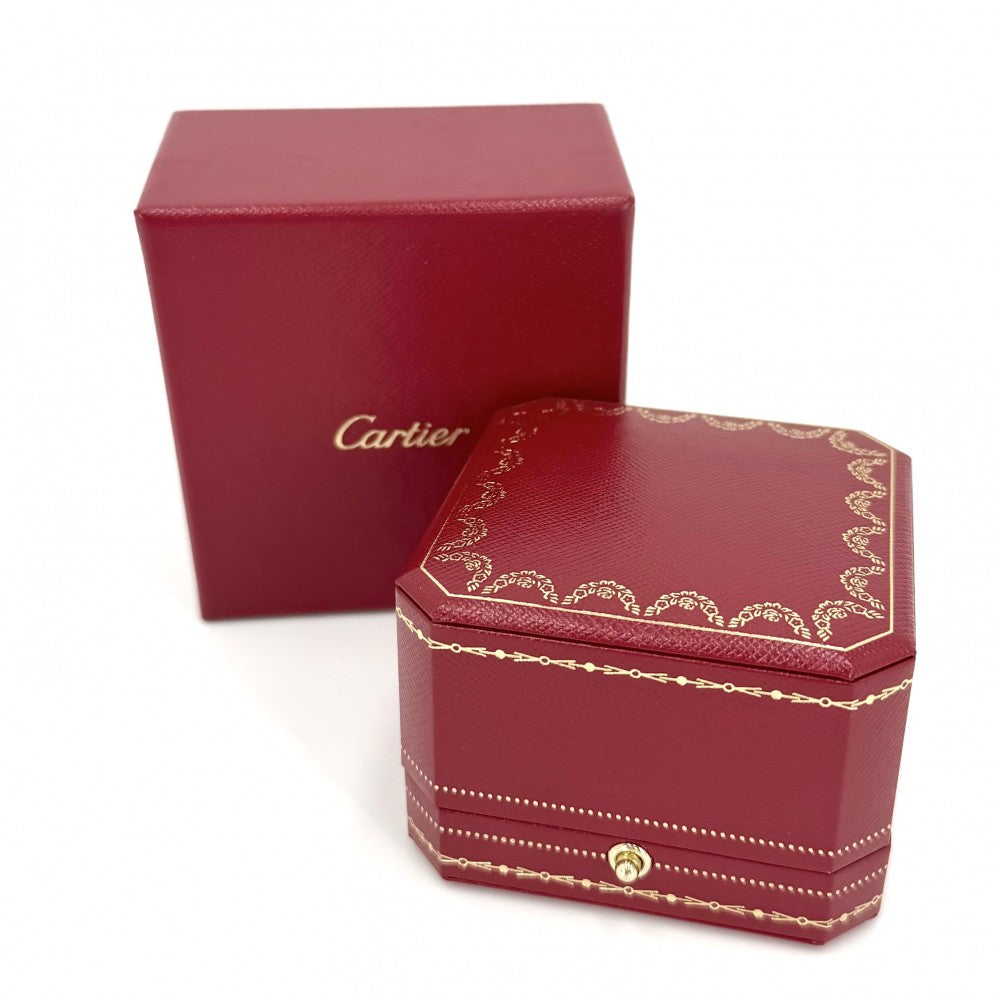 CARTIER カルティエ 指輪 ラブリング スモール パヴェ アクセサリー ジュエリー 18金YG Au750 K18イエローゴールド ダイヤモンド88石計0.31ctct 約15号 メンズ 約4.7g【中古品】