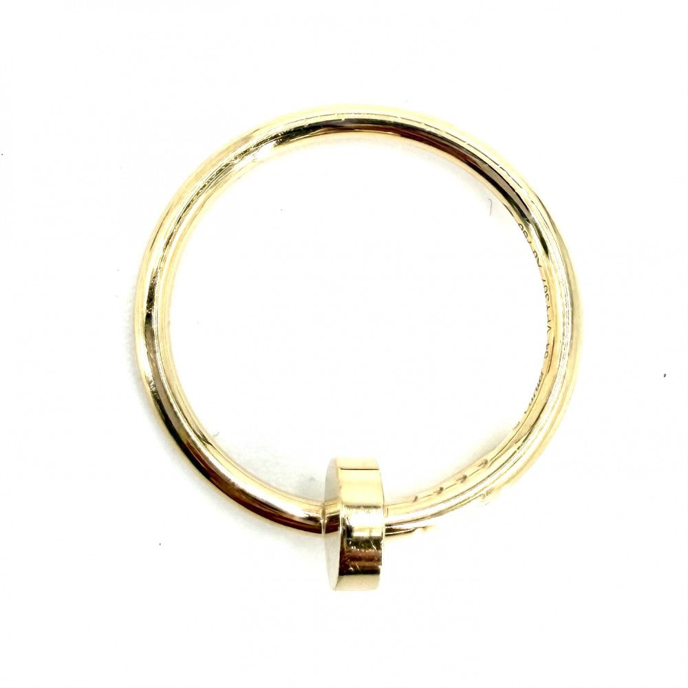 CARTIER カルティエ 指輪 ジュストアンクル リング ジュエリー 釘 アクセサリー Au750 18金YG 54サイズ K18イエローゴールド 約12.5号 レディース 約3.5g【中古品】