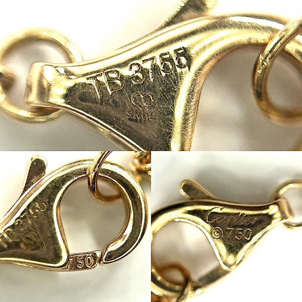 CARTIER カルティエ ブレスレット ベビートリニティ 3カラー ジュエリー アクセサリー YG WG PG 750 18金 K18ゴールド レディース【中古品】