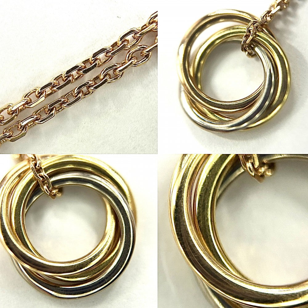 CARTIER カルティエ ブレスレット ベビートリニティ 3カラー ジュエリー アクセサリー YG WG PG 750 18金 K18ゴールド レディース【中古品】