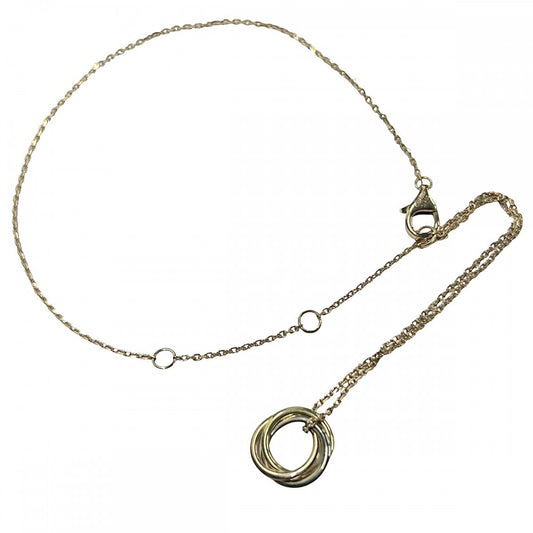 CARTIER カルティエ ブレスレット ベビートリニティ 3カラー ジュエリー アクセサリー YG WG PG 750 18金 K18ゴールド レディース【中古品】