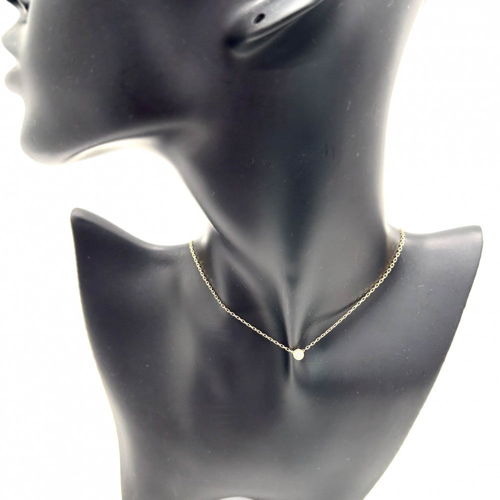 CARTIER カルティエ ネックレス ダム―ル XS 一粒ダイヤ ジュエリー 18金YG Au750 K18イエローゴールド ダイヤモンド0.04ct B6045617 レディース 約2.7g【中古品】