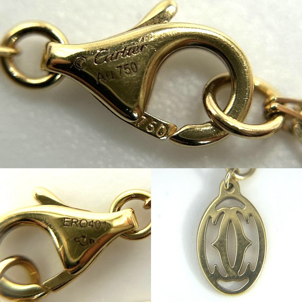 CARTIER カルティエ ネックレス ダム―ル XS 一粒ダイヤ ジュエリー 18金YG Au750 K18イエローゴールド ダイヤモンド0.04ct B6045617 レディース 約2.7g【中古品】