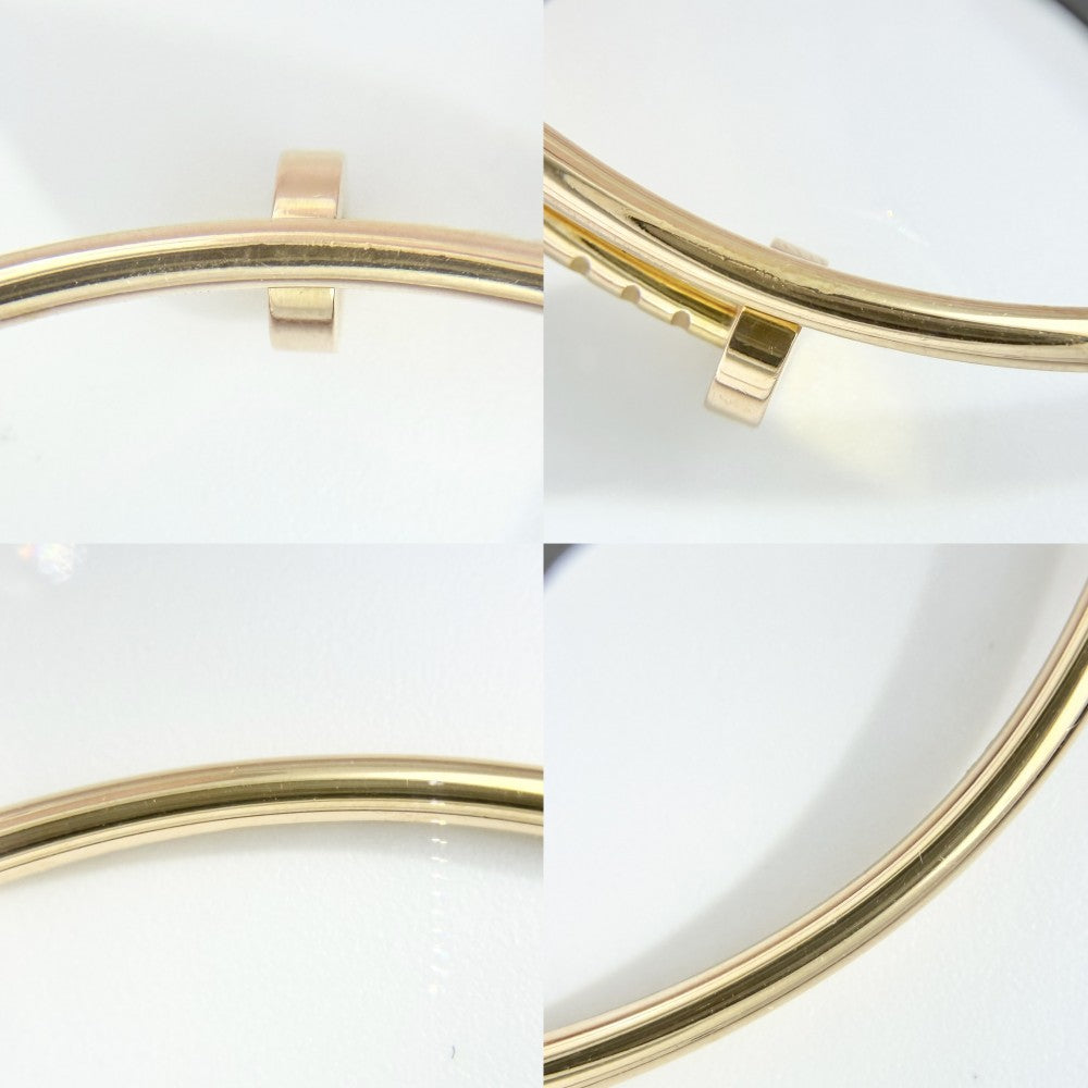 【開店SALE】 CARTIER カルティエ バングル ブレスレット ジュストアンクル 釘 18金PG Au750 ジュエリー アクセサリー 17サイズ K18ピンクゴールド レディース 約9.7g【中古品】