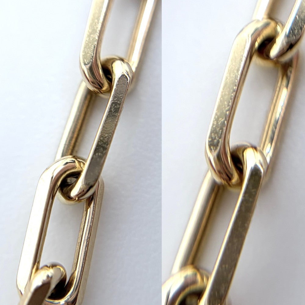 CARTIER カルティエ ブレスレット サントスドゥカルティエ スモールモデル ジュエリー アクセサリー 18金YG Au750 K18イエローゴールド ゴールド レディース 約9.4g【中古品】