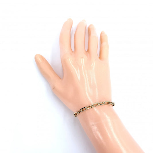 CARTIER カルティエ ブレスレット サントスドゥカルティエ スモールモデル ジュエリー アクセサリー 18金YG Au750 K18イエローゴールド ゴールド レディース 約9.4g【中古品】