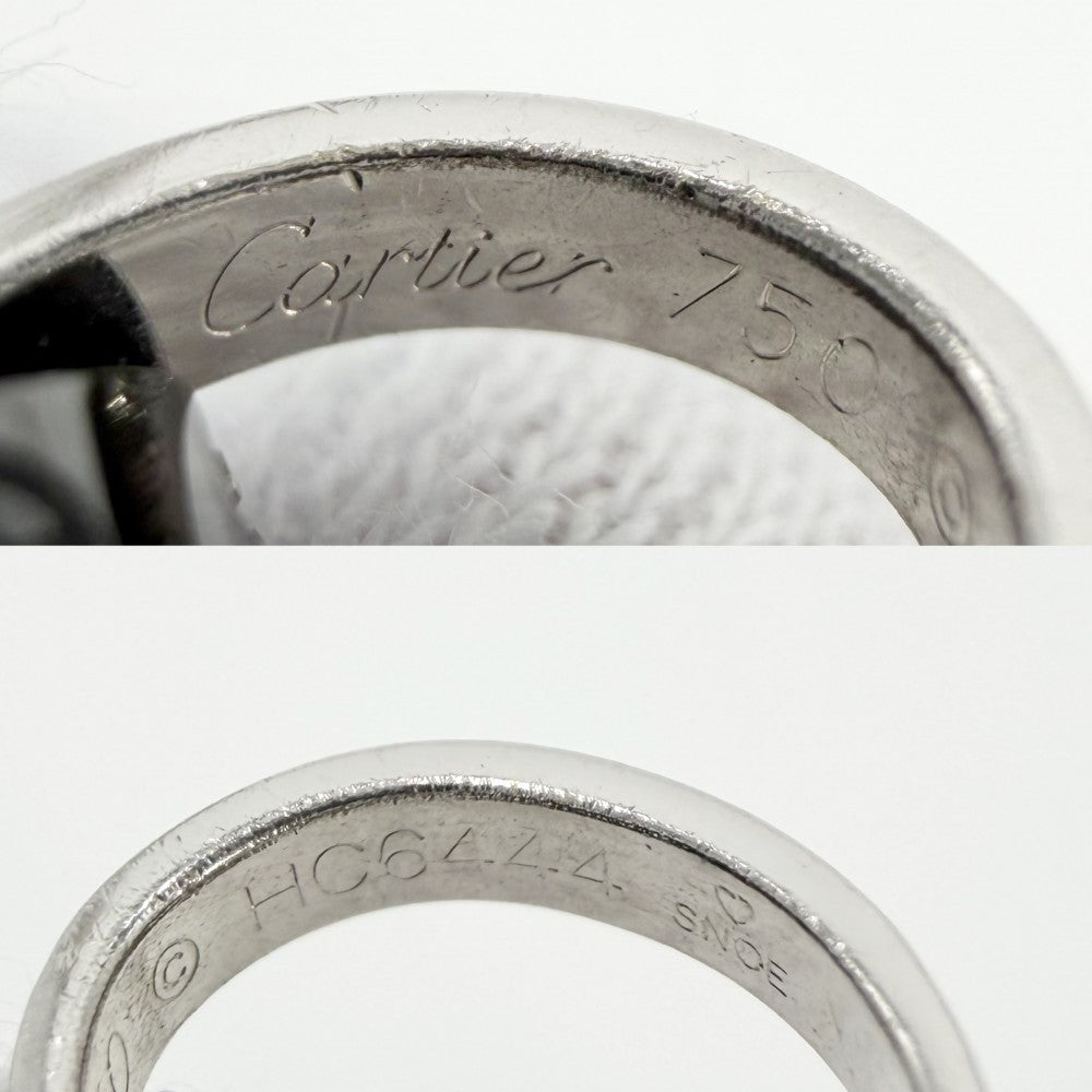 CARTIER カルティエ ブレスレット ベビーラブ ジュエリー アクセサリー Au750 18金WG K18ホワイトゴールド セラミック レディース 約3.6g【中古品】