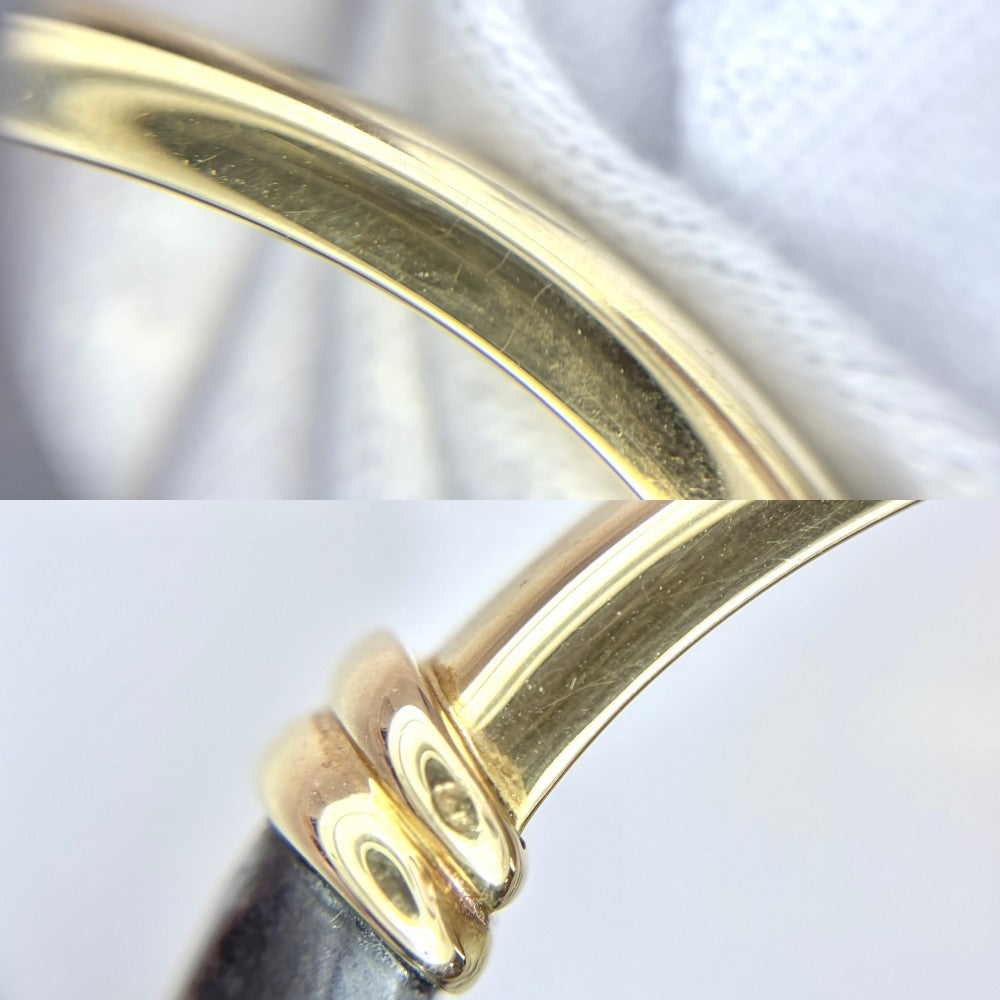 【開店SALE】 CARTIER カルティエ バングル パンテール ジュエリー アクセサリー シルバリウム Au750 18金YG メンズ レディース ブレスレット K18イエローゴールド シルバー800 ブラック 黒 ゴールド ユニセックス 約52.5g【中古品】