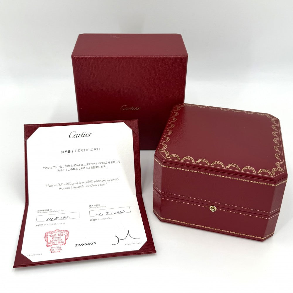 【開店SALE】 CARTIER カルティエ バングル ブレスレット ジュストアンクル スモールモデル 釘 18金PG Au750 ジュエリー アクセサリー 16サイズ K18ピンクゴールド ダイヤモンド レディース 約9.0g【中古品】