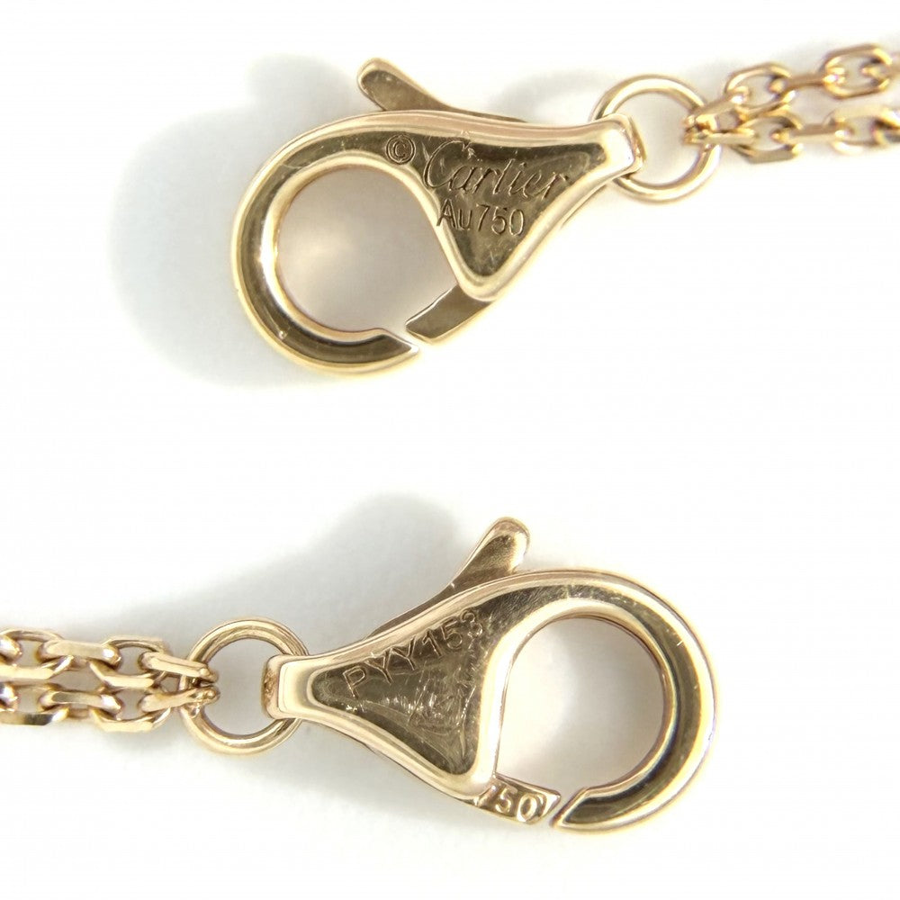 【開店SALE】 CARTIER カルティエ ネックレス トリニティ 3カラー ペンダント ジュエリー アクセサリー Au750 18金 K18ピンクゴールド K18イエローゴールド K18ホワイトゴールド ゴールド レディース 約3.9g【中古品】