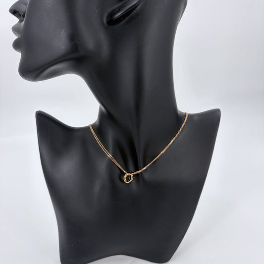 CARTIER カルティエ ネックレス スウィート トリニティ 3カラー ペンダント ジュエリー アクセサリー Au750 18金 K18イエローゴールド K18ピンクゴールド K18ホワイトゴールド ゴールド シルバー レディース 約3.6g【中古品】