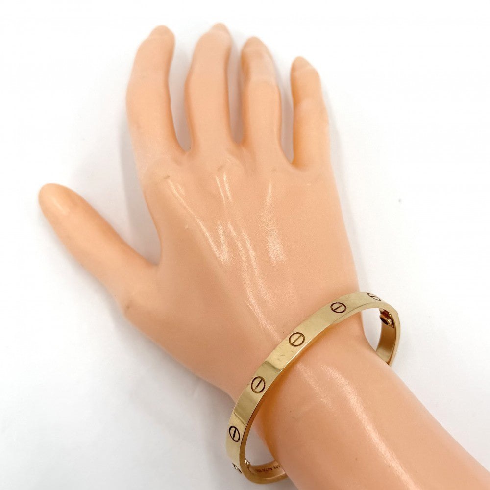 CARTIER カルティエ バングル ラブブレスクラシック ジュエリー アクセサリー LOVE Au750 18金YG 18サイズ メンズ レディース K18イエローゴールド ユニセックス 約34.6g【中古品】