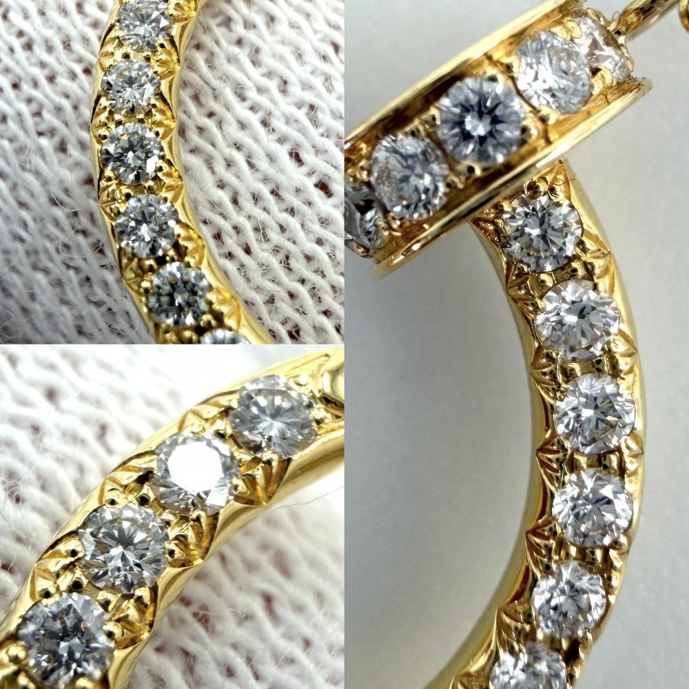 CARTIER カルティエ ネックレス ジュストアンクル ペンダント ジュエリー 釘 18金YG Au750 アクセサリー K18イエローゴールド ダイヤモンド レディース 約5.0g【中古品】