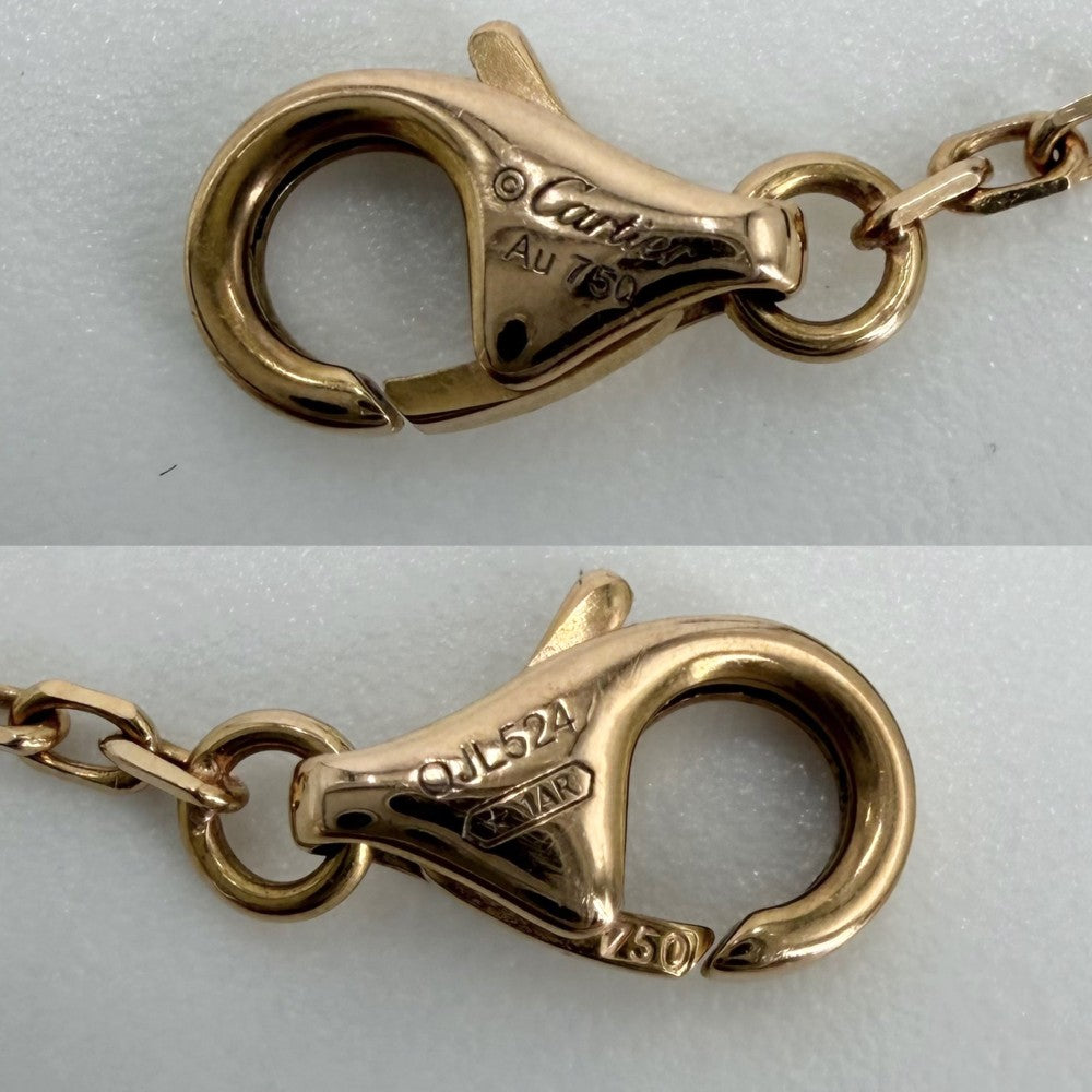 CARTIER カルティエ ブレスレット ダムール 一粒ダイヤ ジュエリー アクセサリー Au750 18金PG K18ピンクゴールド ダイヤモンド レディース 約2.2g【中古品】