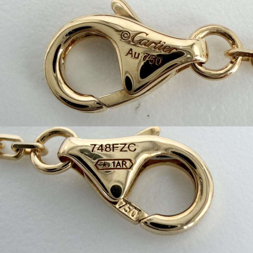 CARTIER カルティエ ブレスレット ダムール SM 一粒ダイヤ ジュエリー アクセサリー Au750 18金YG K18イエローゴールド ダイヤモンド レディース 約2.2g【中古品】