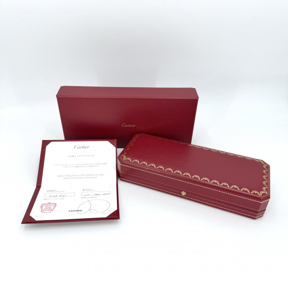 CARTIER カルティエ ブレスレット ダムール SM 一粒ダイヤ ジュエリー アクセサリー Au750 18金YG K18イエローゴールド ダイヤモンド レディース 約2.2g【中古品】