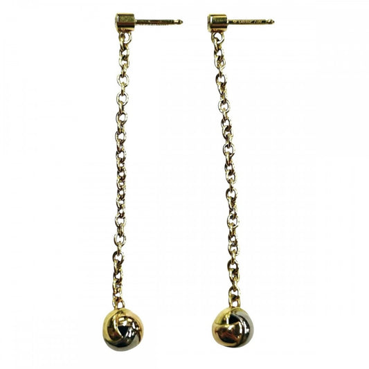 CARTIER カルティエ ピアス ベビートリニティ 3カラー ジュエリー アクセサリー スイング 750 K18イエローゴールド K18ピンクゴールド K18ホワイトゴールド ダイヤモンド B8020800 レディース 約4.9g【中古品】