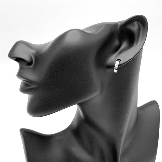 CARTIER カルティエ ピアス フープピアス ミニラブ ビスモチーフ 小さめ 18金WG Au750 ジュエリー アクセサリー K18ホワイトゴールド レディース 約4.0g【中古品】
