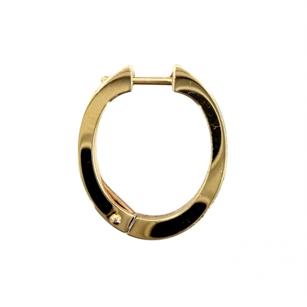 CARTIER カルティエ ピアス ラブ マルチウェア フープピアス LOVE 18金YG Au750 ジュエリー アクセサリー K18イエローゴールド ダイヤモンド レディース 約5.7(合計)g【中古品】