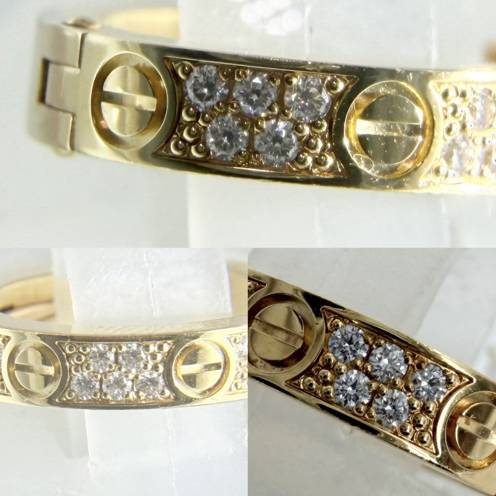 CARTIER カルティエ ピアス ラブ マルチウェア フープピアス LOVE 18金YG Au750 ジュエリー アクセサリー K18イエローゴールド ダイヤモンド レディース 約5.7(合計)g【中古品】