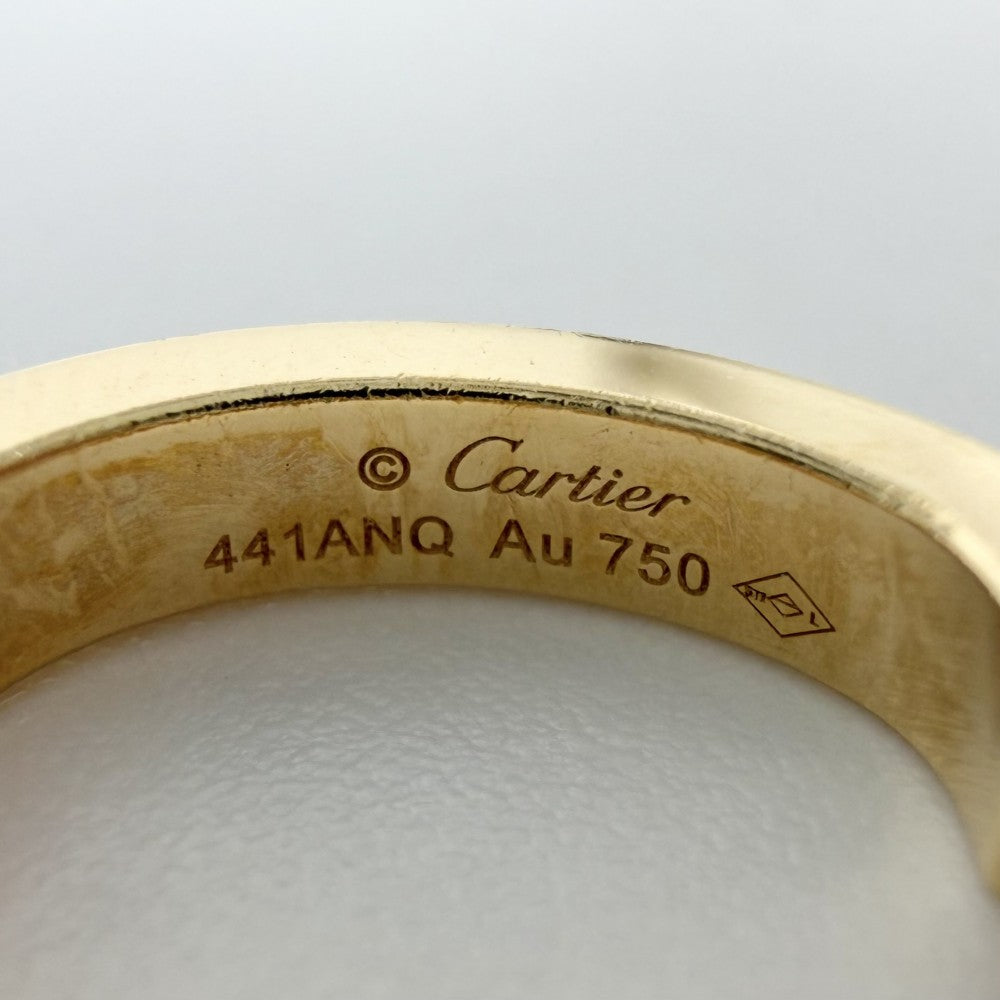 CARTIER カルティエ ピアス ラブ マルチウェア フープピアス LOVE 18金YG Au750 ジュエリー アクセサリー K18イエローゴールド ダイヤモンド レディース 約5.7(合計)g【中古品】