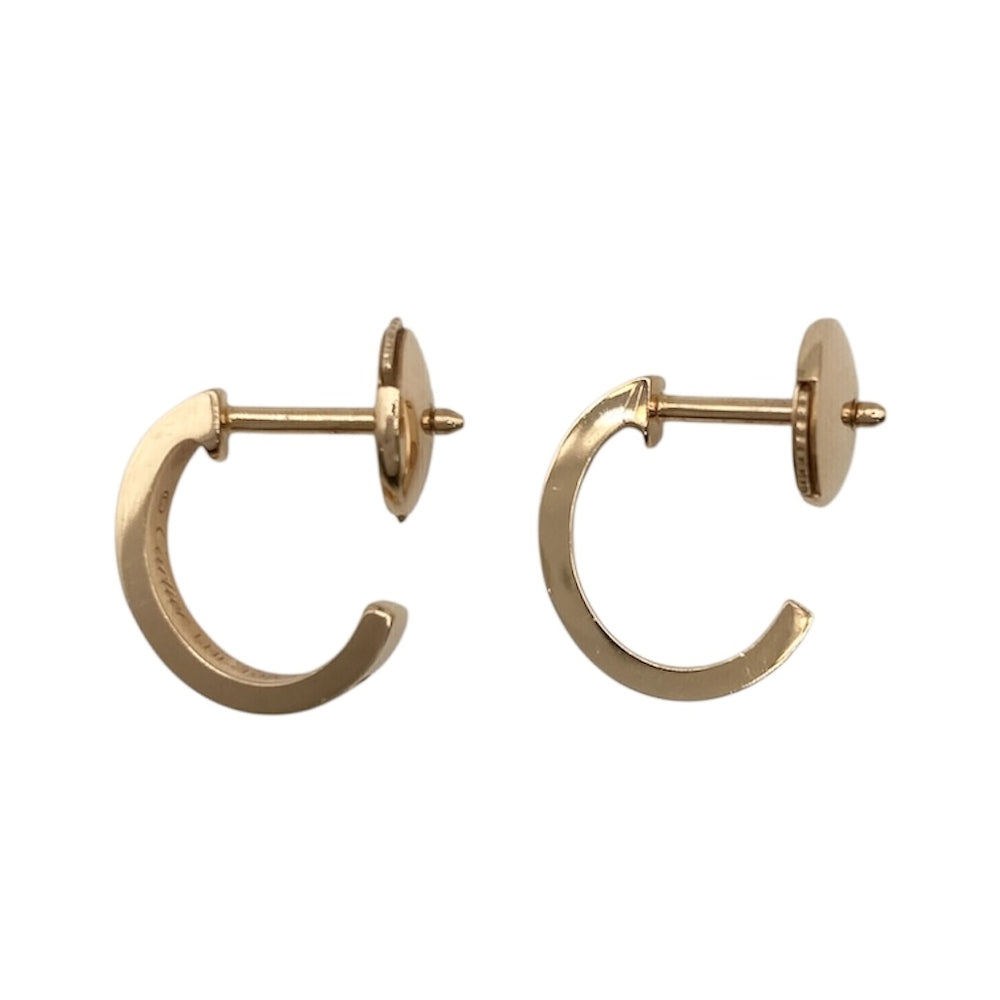CARTIER カルティエ ピアス ミニラブ ビスモチーフ 18金 750 PG ジュエリー アクセサリー K18ピンクゴールド レディース 約3.5g【中古品】