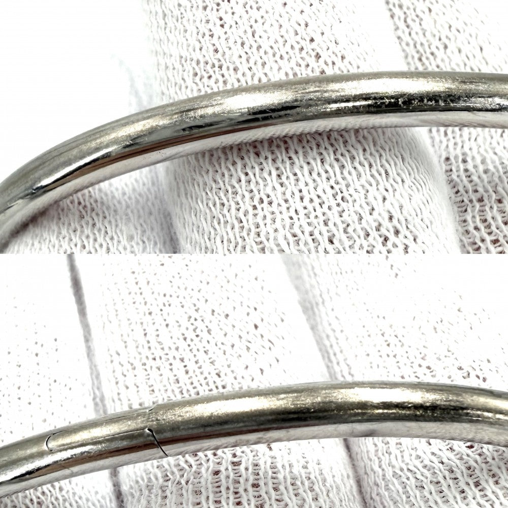CARTIER カルティエ バングル ブレスレット ジュストアンクル ジュエリー アクセサリー 釘 18金WG Au750 18サイズ K18ホワイトゴールド ユニセックス 約36.2g【中古品】