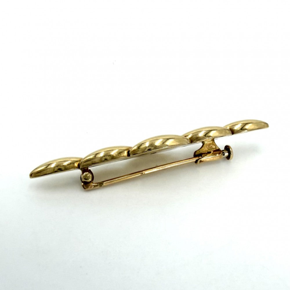 CARTIER カルティエ ブローチ ジャンシアン ジュエリー アクセサリー 18金YG Au750 K18イエローゴールド レディース 約5.6g【中古品】