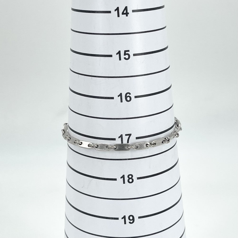 CARTIER カルティエ バングル フィガロ ジュエリー アクセサリー Au750 18金WG メンズ レディース ブレスレット K18ホワイトゴールド B6014100 レディース 約11.2g【中古品】