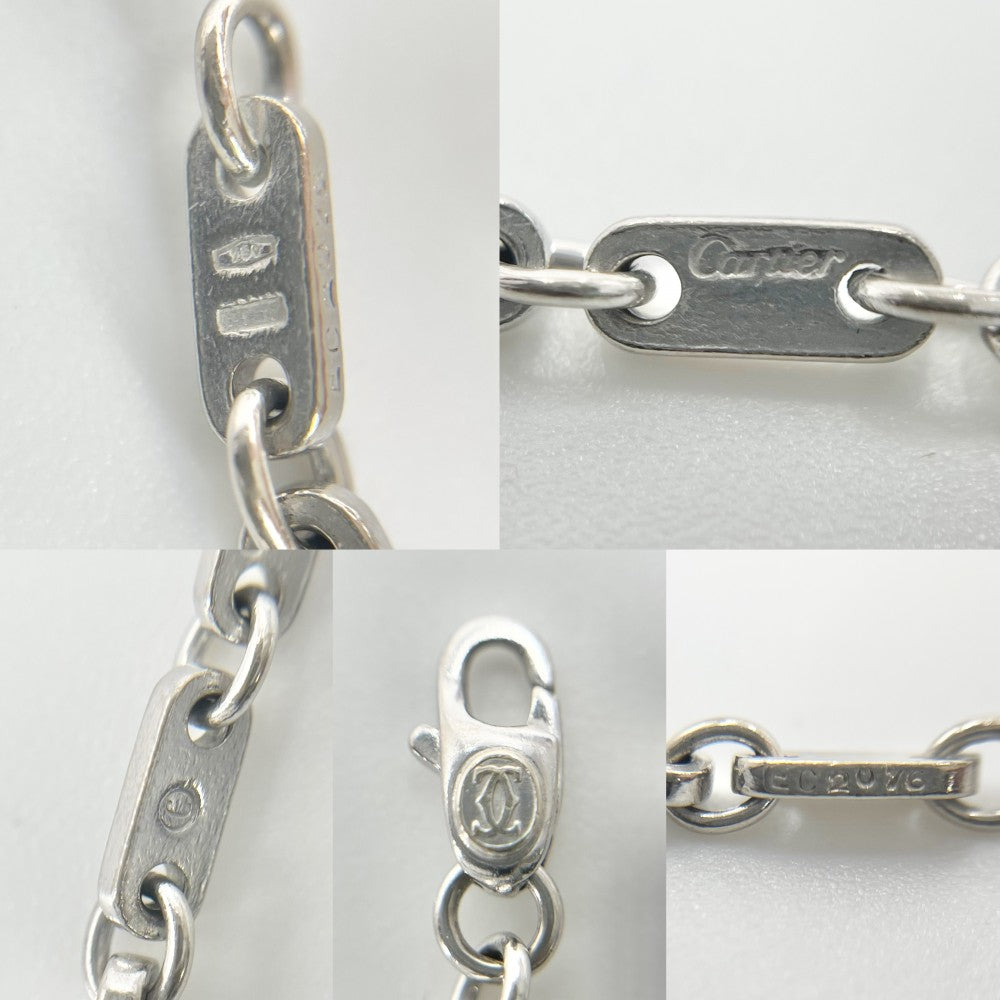 CARTIER カルティエ バングル フィガロ ジュエリー アクセサリー Au750 18金WG メンズ レディース ブレスレット K18ホワイトゴールド B6014100 レディース 約11.2g【中古品】