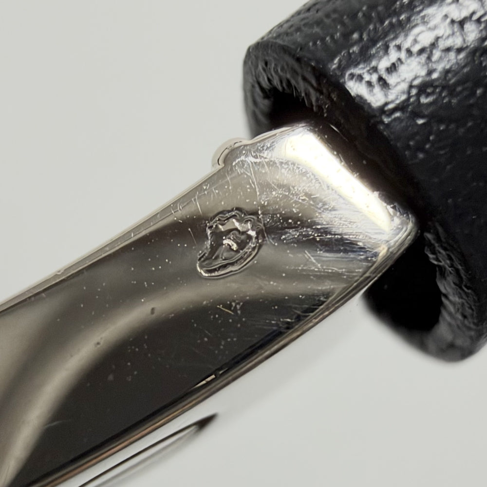 CARTIER カルティエ バングル ラブブレス ジュエリー アクセサリー LOVE Au750 18金WG 18サイズ メンズ レディース K18ホワイトゴールド ブラック 黒 シルバー金具 ユニセックス 約10.6g【中古品】