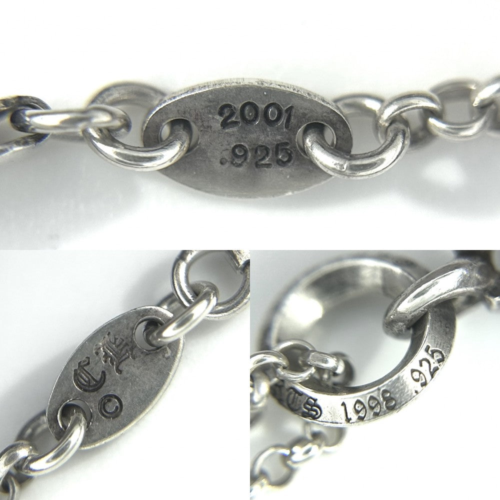 CHROME HEARTS クロムハーツ ネックレス ダガー ネックチェーン ジュエリー アクセサリー シルバー シルバー925 メンズ 約10.1g【中古品】