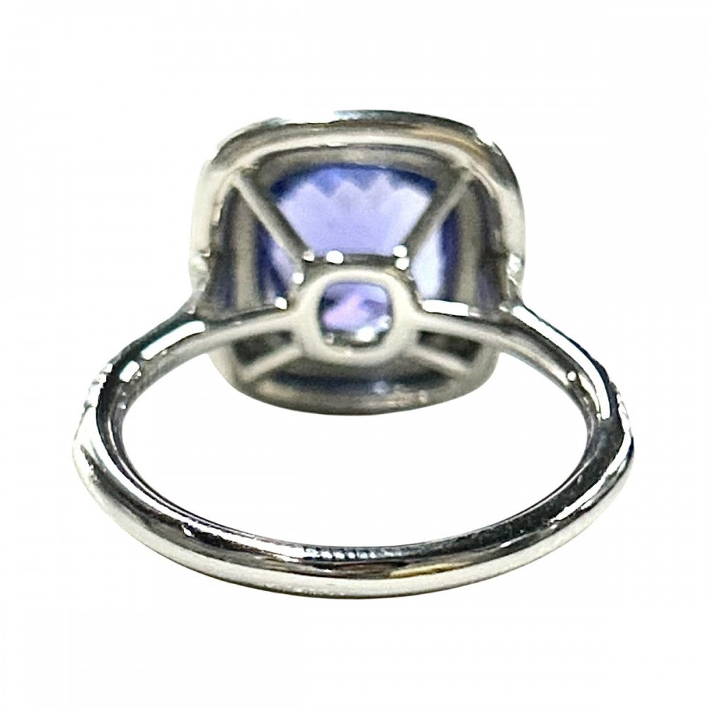 【開店SALE】 TIFFANY&Co. ティファニー 指輪 ソレストリング ジュエリー アクセサリー Pt950プラチナ タンザナイト2.0ct 約12号 ブルー 青 レディース 約6.2g【中古品】