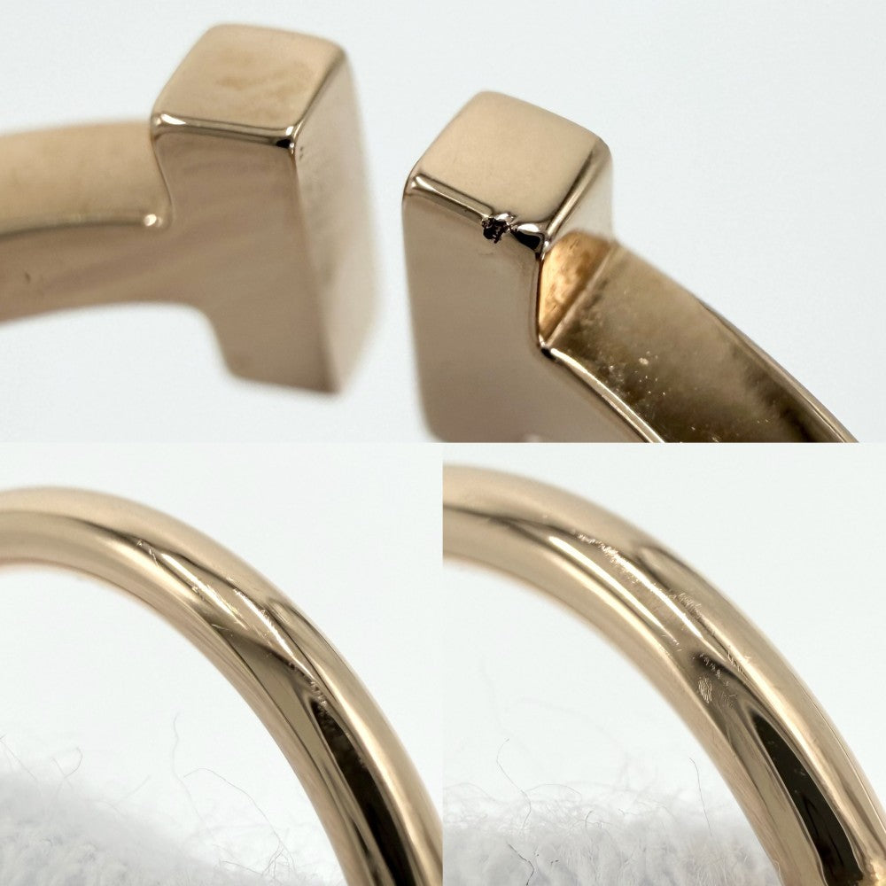 【開店SALE】 TIFFANY&Co. ティファニー 指輪 ティファニーT Tワイヤーリング ジュエリー アクセサリー 18金PG Au750 K18ピンクゴールド 約12号 レディース 約3.0g【中古品】