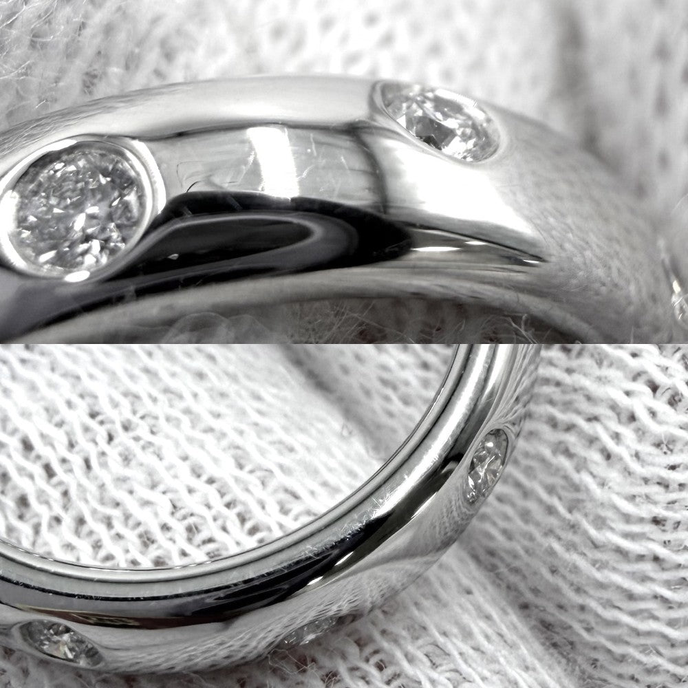 TIFFANY&Co. ティファニー 指輪 ドッツリング ジュエリー アクセサリー Pt950プラチナ ダイヤモンド 約7.5号 レディース 約7.4g【中古品】