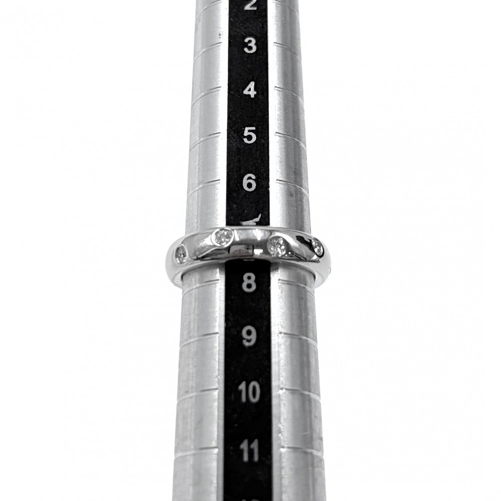 TIFFANY&Co. ティファニー 指輪 ドッツリング ジュエリー アクセサリー Pt950プラチナ ダイヤモンド 約7.5号 レディース 約7.4g【中古品】