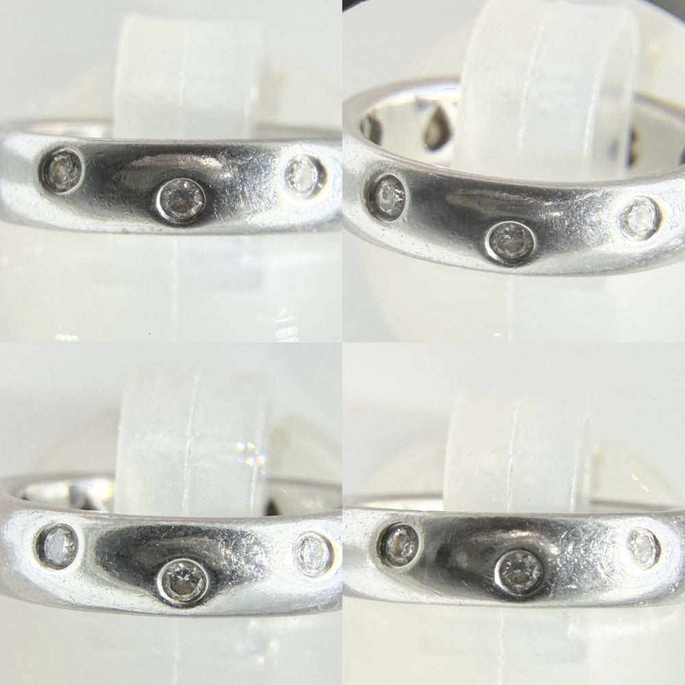 TIFFANY&Co. ティファニー 指輪 ドッツリング ジュエリー アクセサリー Pt950プラチナ ダイヤモンド 約6.5号 レディース 約6.7g【中古品】