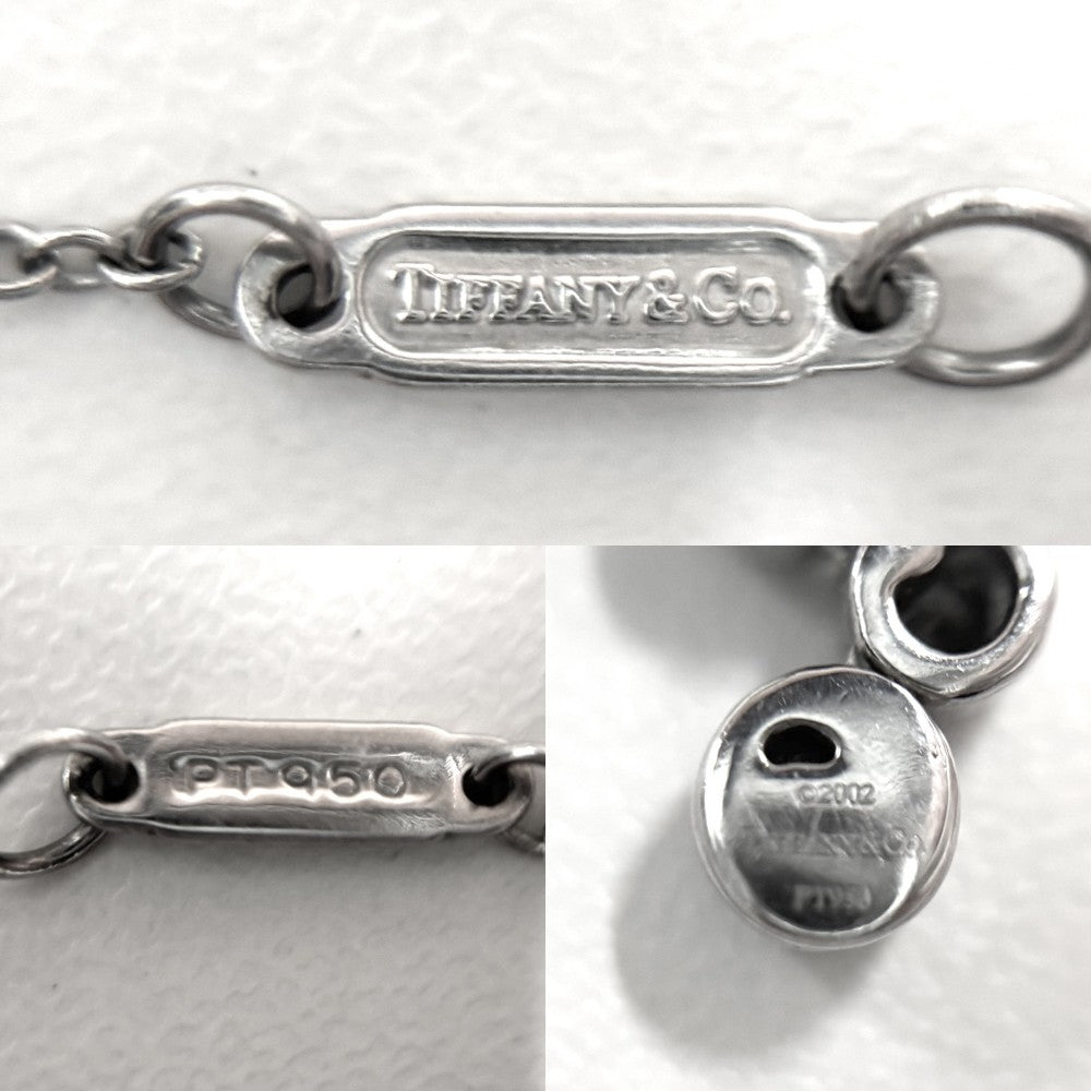 【開店SALE】 TIFFANY&Co. ティファニー ネックレス ジュエリー アクセサリー バブル プラチナ ダイヤモンド シルバー レディース 約5g【中古品】