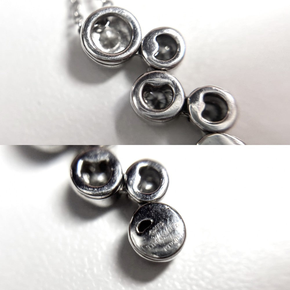 【開店SALE】 TIFFANY&Co. ティファニー ネックレス ジュエリー アクセサリー バブル プラチナ ダイヤモンド シルバー レディース 約5g【中古品】
