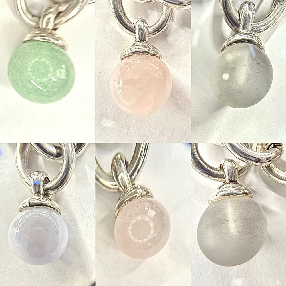 TIFFANY&Co. ティファニー ブレスレット マルチストーン アクセサリー シルバー925 カラーストーン レディース 約48.3g【中古品】