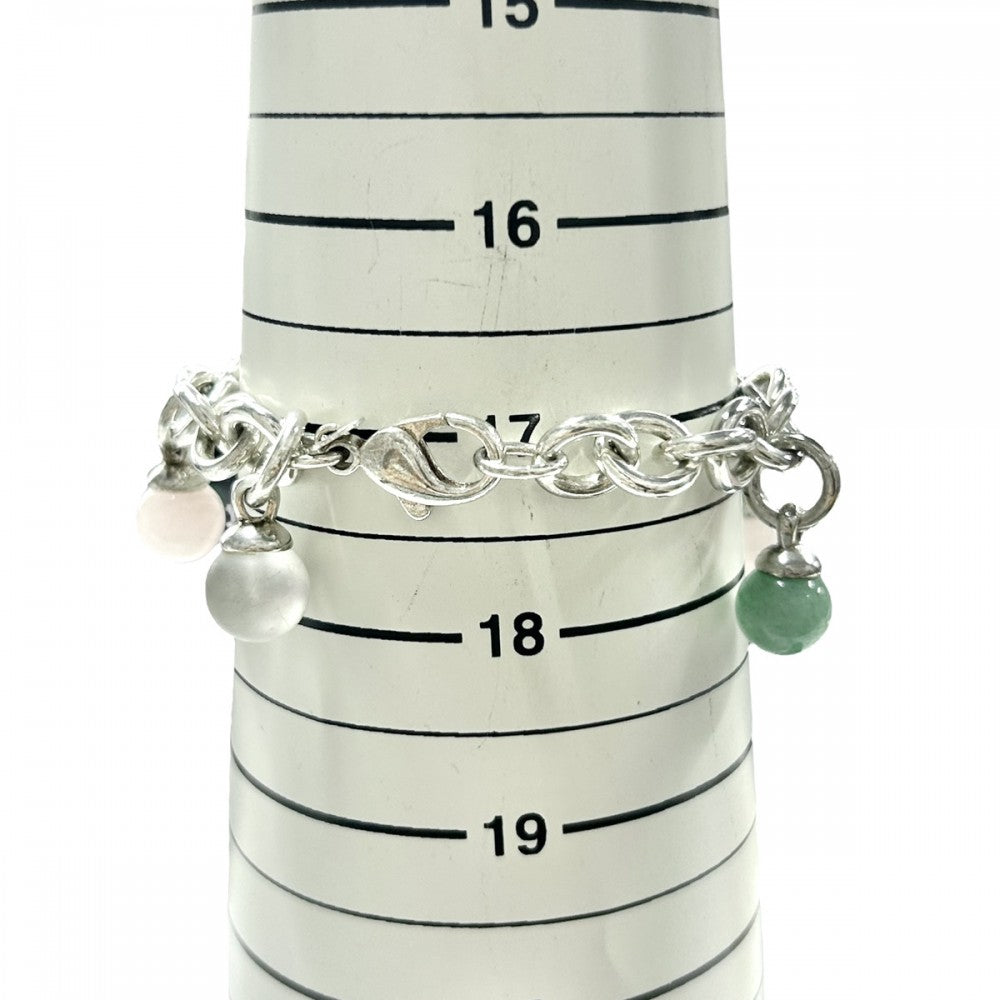 【開店SALE】 TIFFANY&Co. ティファニー ブレスレット マルチストーン アクセサリー シルバー925 カラーストーン レディース 約48.3g【中古品】