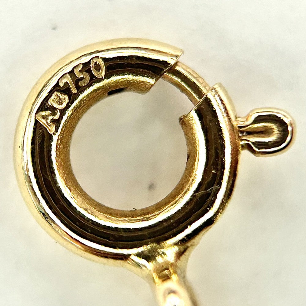 TIFFANY&Co. ティファニー ネックレス バイザヤード ペンダント ジュエリー アクセサリー Au750 K18ピンクゴールド ダイヤモンド0.22ct レディース 約1.8g【中古品】