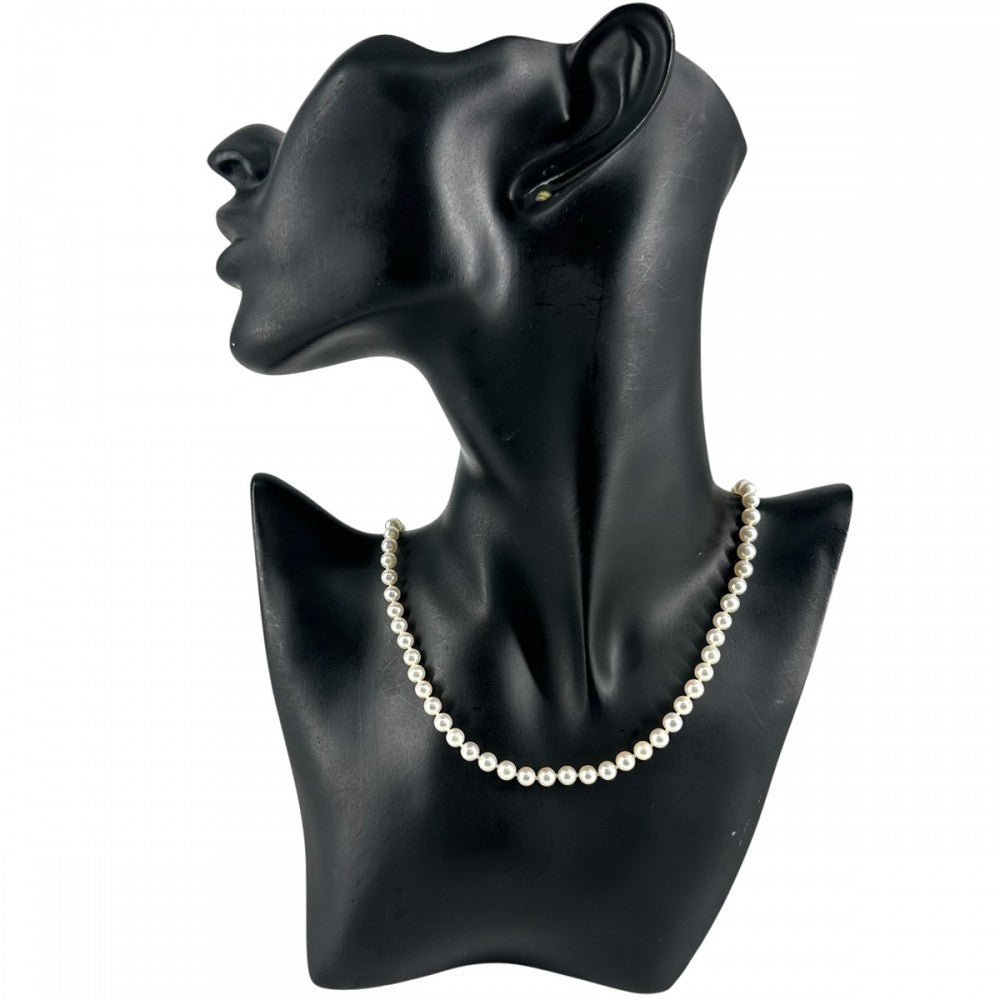 TIFFANY&Co. ティファニー ネックレス パールネックレス シグネチャー 真珠 ジュエリー アクセサリー K18イエローゴールド パール パール レディース 約18.2g【中古品】