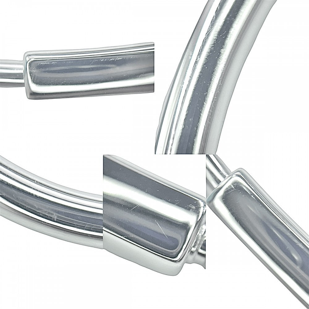 【開店SALE】 TIFFANY&Co. ティファニー バングル ロック ブレスレット ジュエリー メンズ レディース 750 18WG アクセサリー K18ホワイトゴールド ダイヤモンド0.31ct 70425106 ユニセックス 約37.5g【中古品】