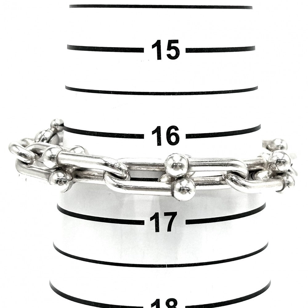 TIFFANY&Co. ティファニー ブレスレット ハードウェア ラージリンクブレスレット アクセサリー ジュエリー メンズ レディース 男女兼用 シルバー925 ユニセックス 約63.6g【中古品】